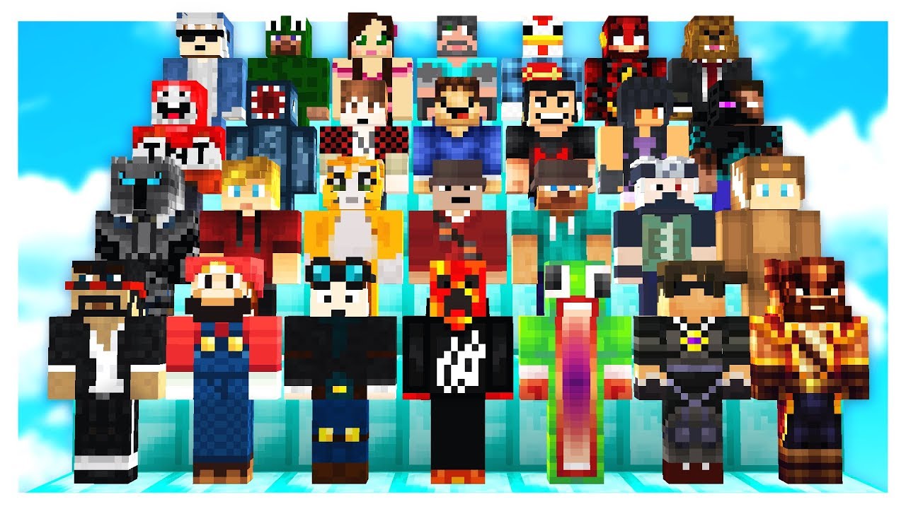 Name That Famous Minecraft Youtuber by Their Skin